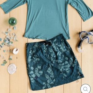 NWT Set RipSkirt Hawaii Camo Floral Sport Skirt & Matching Top